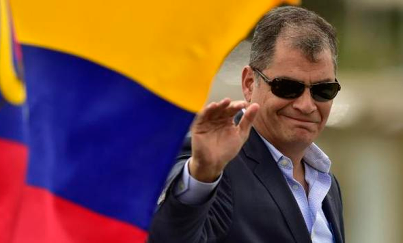El ex presidente Correa se despide de Ecuador antes de instalarse en Bélgica