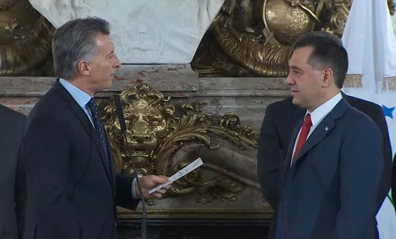 Macri tiene nuevos ministros: asumieron Finocchiaro en Educación y Aguad en Defensa
