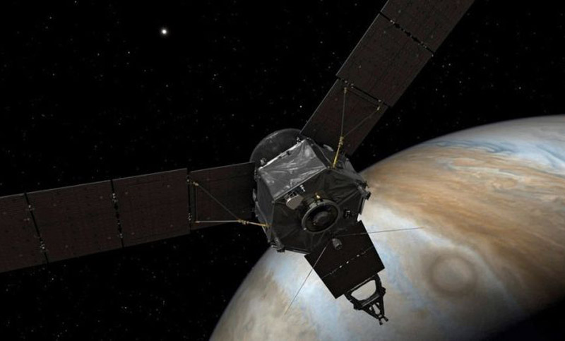 Una nave espacial de la NASA volará sobre la Gran Mancha Roja de Júpiter