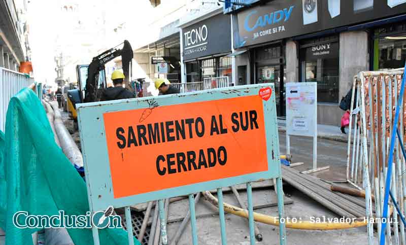 Por obras en calle Sarmiento habrá cortes de tránsito desde este lunes