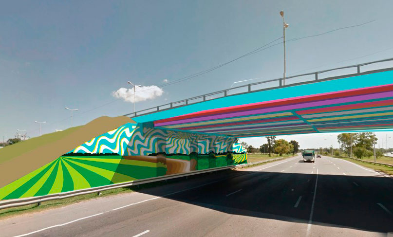 Los rosarinos eligieron los diez proyectos ganadores para pintar puentes de la ciudad