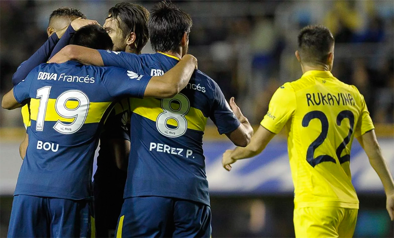 Boca festejó el título con un triunfo amistoso ante Villarreal