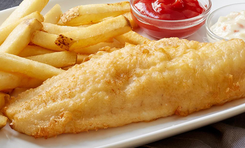 Tradicional «Fish and chips» londinense