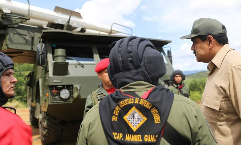 Venezuela despliega aparato militar ante amenaza de Trump