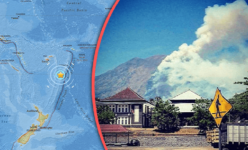 Fiji azotado por dos terremotos y riesgo de erupción de volcán