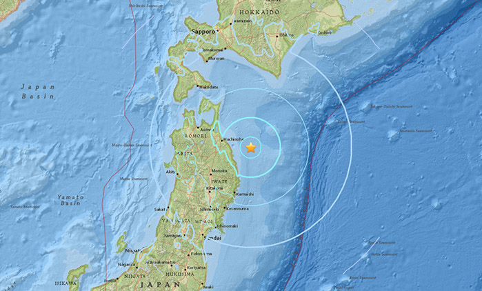 La Tierra no para de temblar: un sismo de magnitud 5,9 sacudió Japón