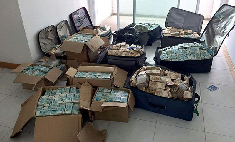 El ex ministro de Temer fue encarcelado tras hallar sus huellas en maletas con dinero