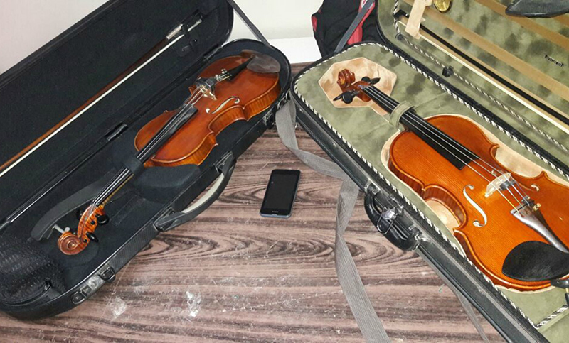 Recuperaron violines que les habían robado a integrantes de la Sinfónica Provincial