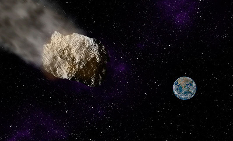 Un asteroide gigante vuela a gran velocidad hacia la Tierra