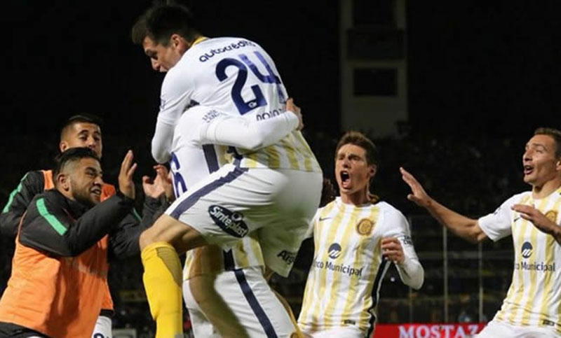 El gol de Mauricio Martínez, con el que Central eliminó a Boca de la Copa Argentina