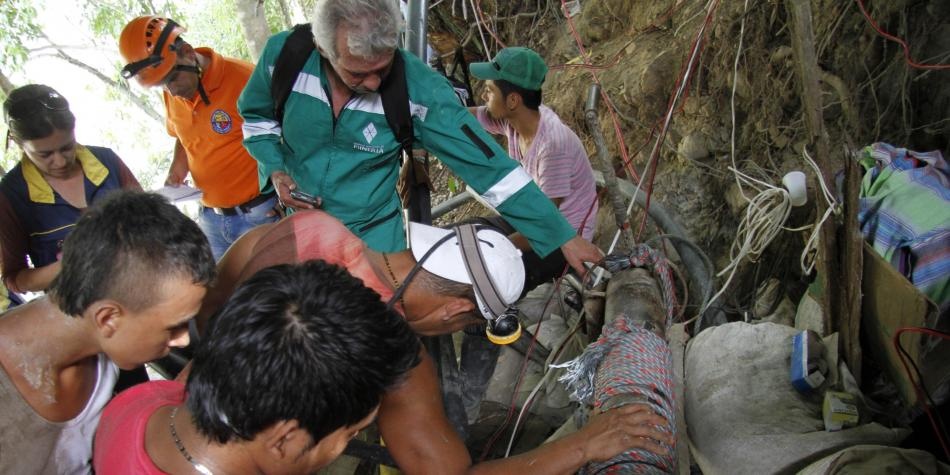 Tres muertos y un herido deja un accidente minero en Colombia