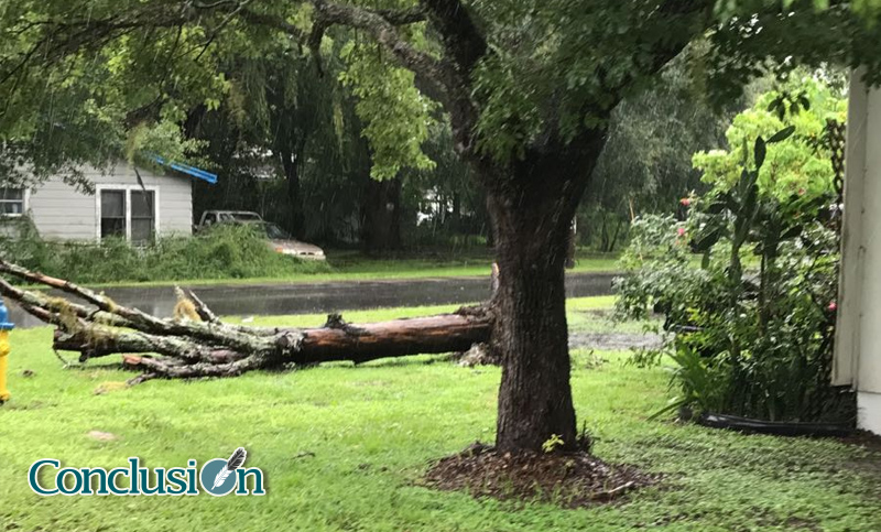 Un rosarino en Davenport: “Empezamos a recibir lo más fuerte de la tormenta”