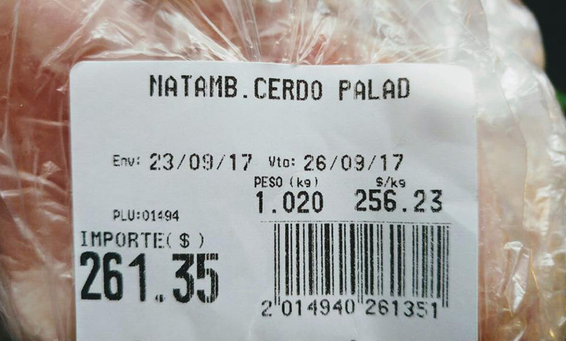 Carne de cerdo: brecha superior al 1.000% entre productor y precio góndola