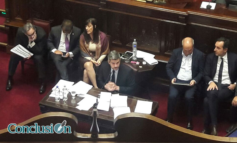 Senadores del oficialismo respaldaron la actuación de Marcos Peña en el Congreso