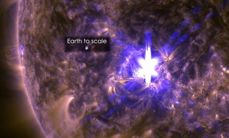 El Sol dispara la llamarada solar más monstruosa desde hace décadas