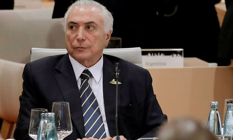 Reprobación del gobierno brasileño sube: 92% no confía en Temer