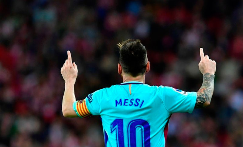 Con un gol de Lionel Messi, Barcelona se impuso ante el Athletic Bilbao