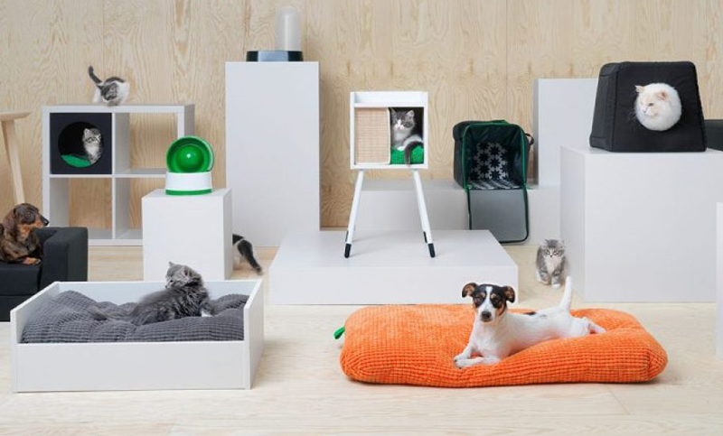 Lanzan una colección de muebles y accesorios para mascotas