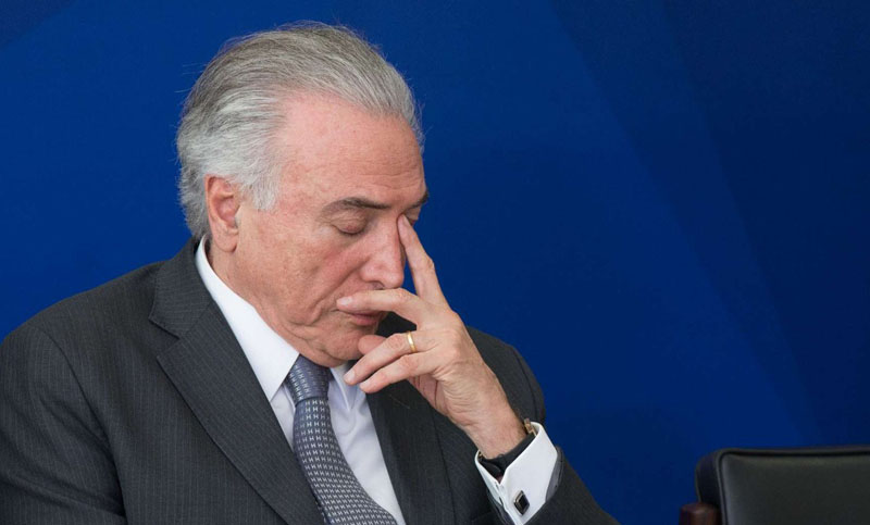 Brasil: el presidente Temer fue hospitalizado por una «obstrucción urológica»