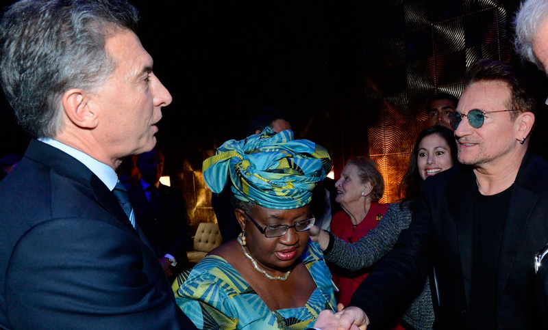 El presidente Macri recibirá a Bono Vox en Casa Rosada