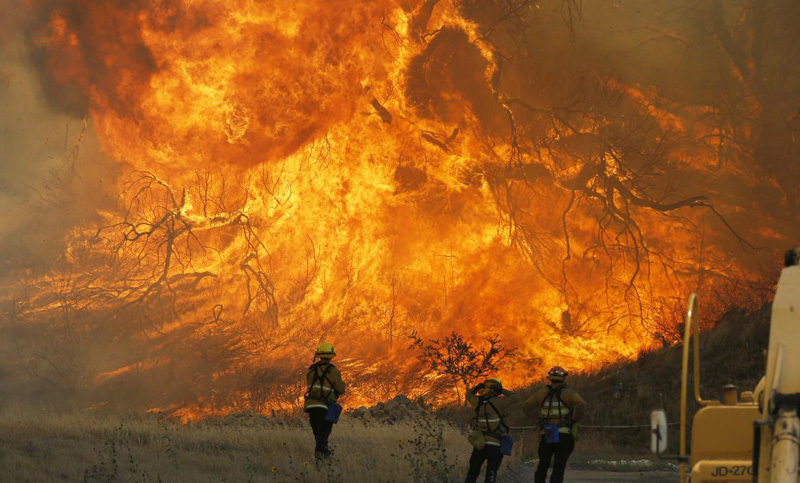 Incendios en California: dejan 1.500 edificios en cenizas y cientos de evacuados
