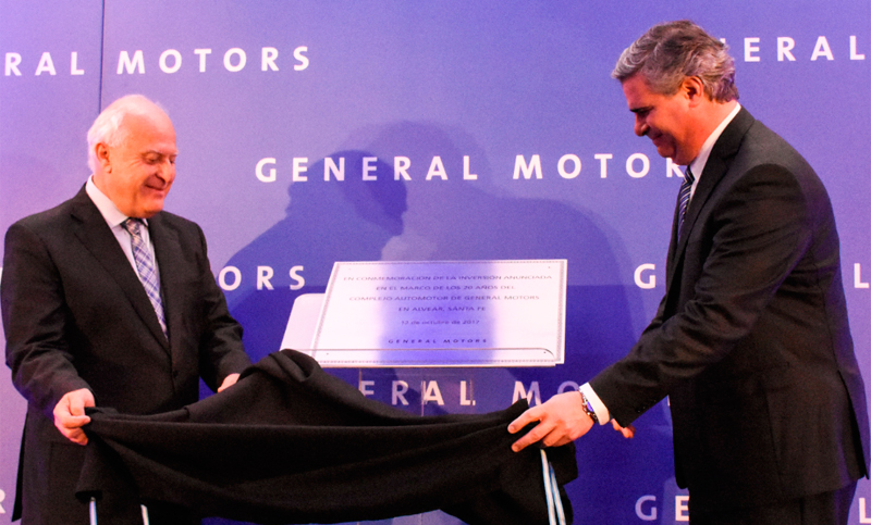 General Motors invertirá 300 millones de dólares para fabricar nuevo modelo en Rosario