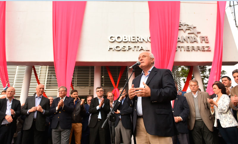 «Es un día histórico», dijo Lifschitz al inaugurar el hospital de Venado Tuerto
