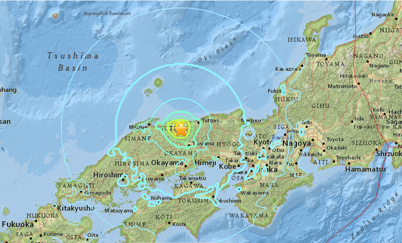 Sismo de magnitud seis sacudió Japón