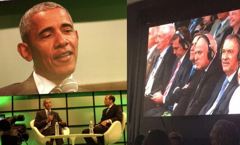 Lifschitz se encontró con Barack Obama en Córdoba