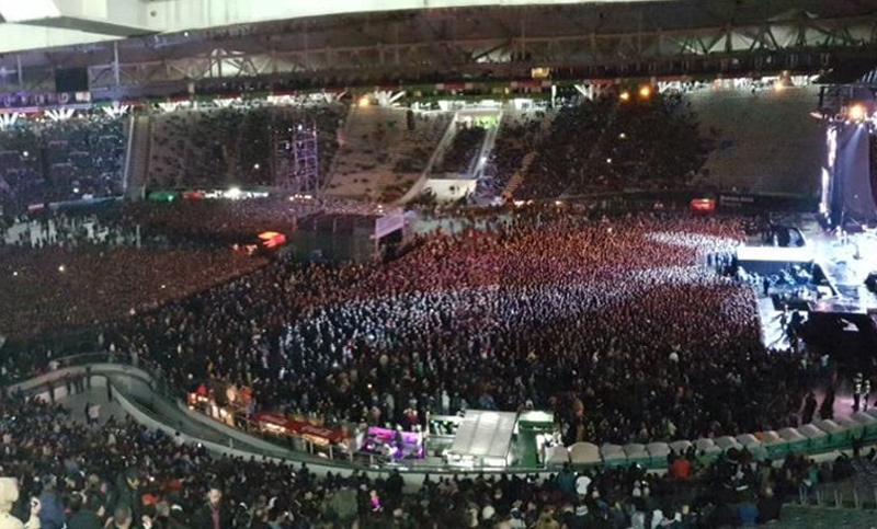 Guns N Roses y The Who sacudieron el estadio Ciudad de La Plata bajo la lluvia