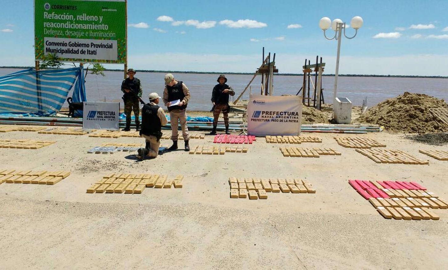 Secuestraron 788 kilos de marihuana que salían de la localidad de Itatí