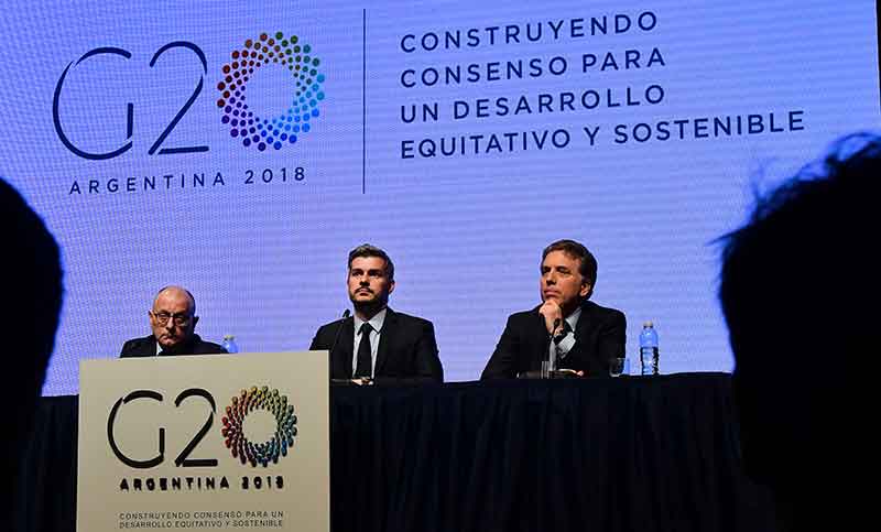 Dujovne destacó el rol que juega el G-20 en la integración comercial