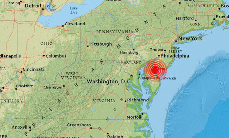 EE.UU: Un fuerte sismo de magnitud 4,4 se siente desde Nueva York a Baltimore