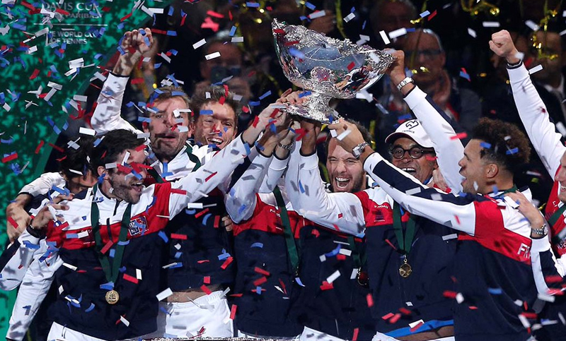 Francia logró su décima Copa Davis al ganar por 3 a 2 a Bélgica