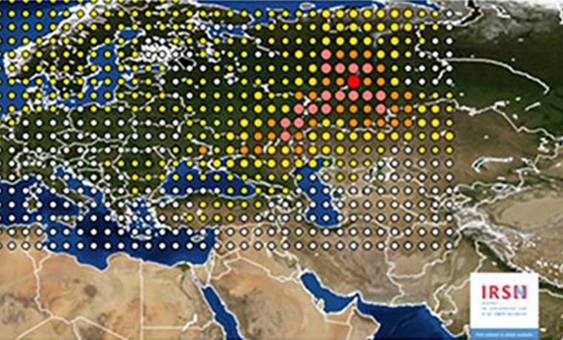 Se extiende por Europa una nube radioactiva producida por un accidente nuclear