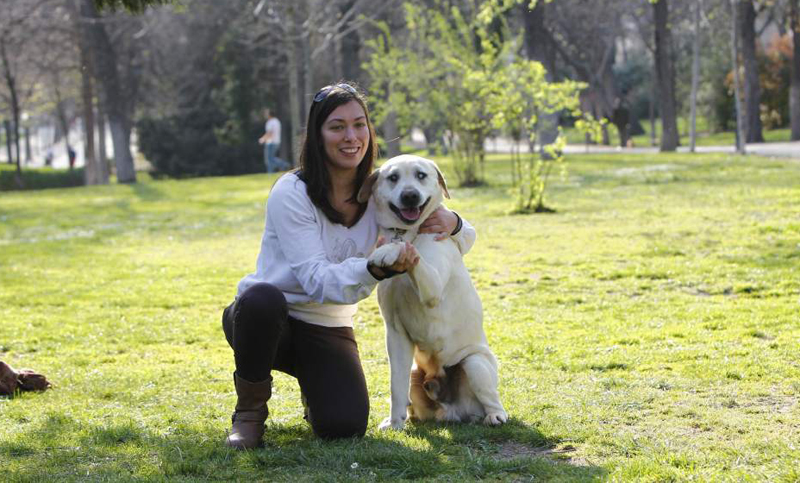 Un perro ayuda al bienestar del corazón