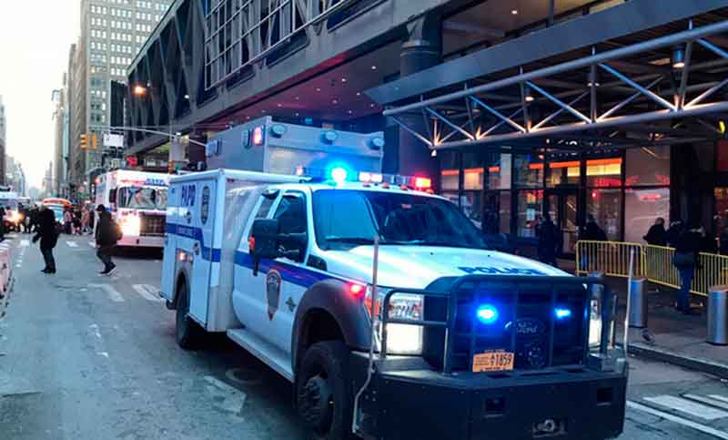Explosión terminal de ómnibus de Manhattan: 4 heridos y un detenido