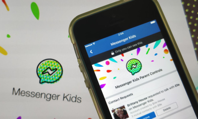 Facebook lanzó una versión de Messenger para chicos