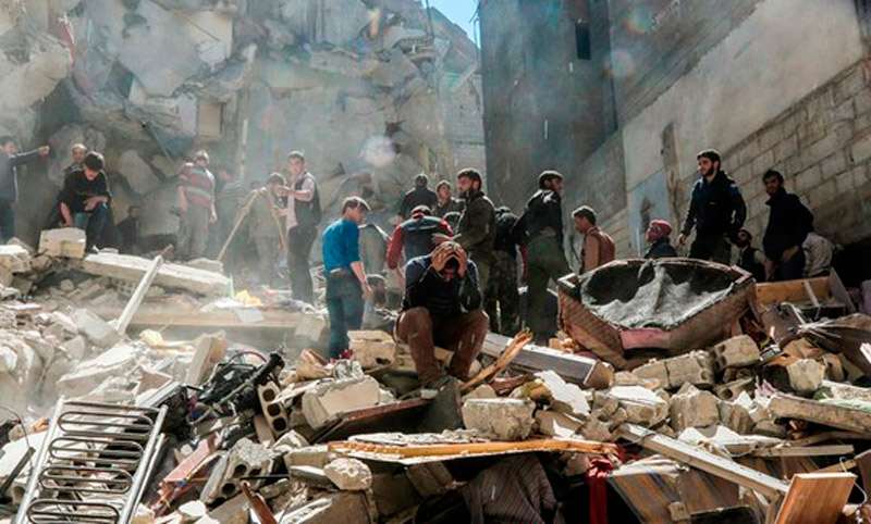 Al menos 17 civiles murieron en Siria por bombardeos aéreos
