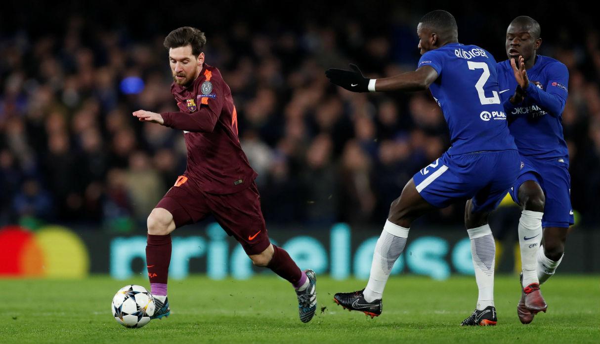 Messi le dio el empate a Barcelona frente a Chelsea por la Champions