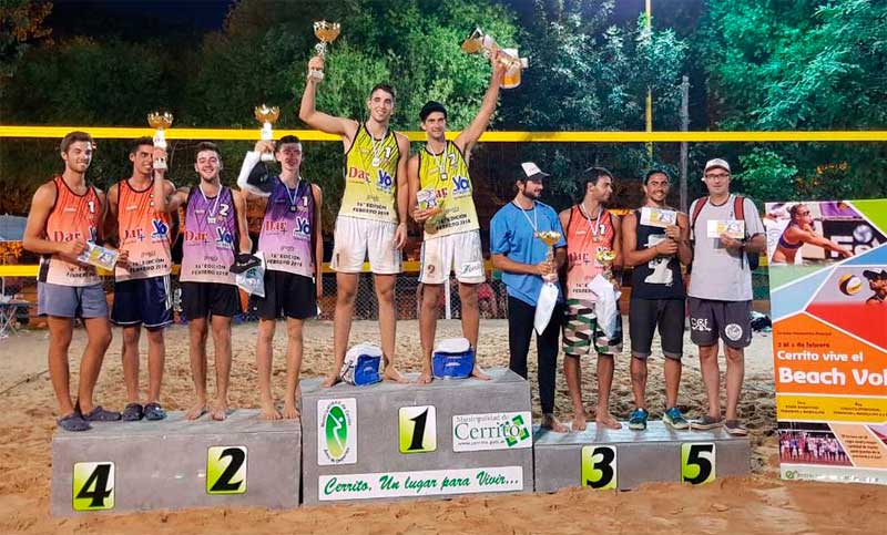 Beach vóley: un rosarino se consagró campeón en Cerrito
