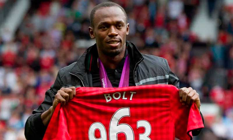 Usain Bolt cumplirá su sueño de jugar en el mítico Old Trafford