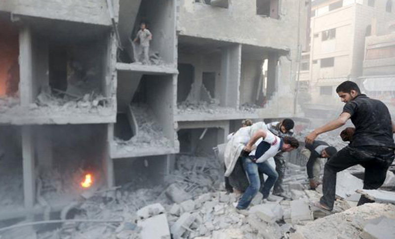 Siete muertos es el saldo que dejó un bombardeo a Damasco