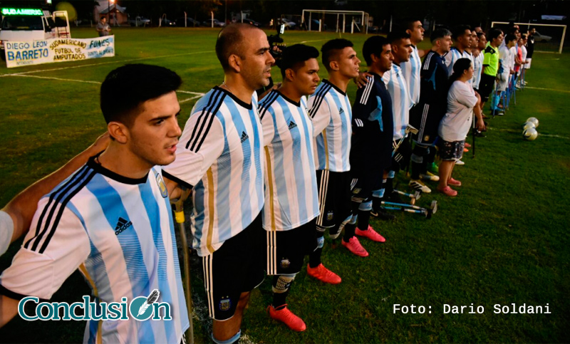 Argentina debutó con victoria en el Sudamericano de fútbol de amputados