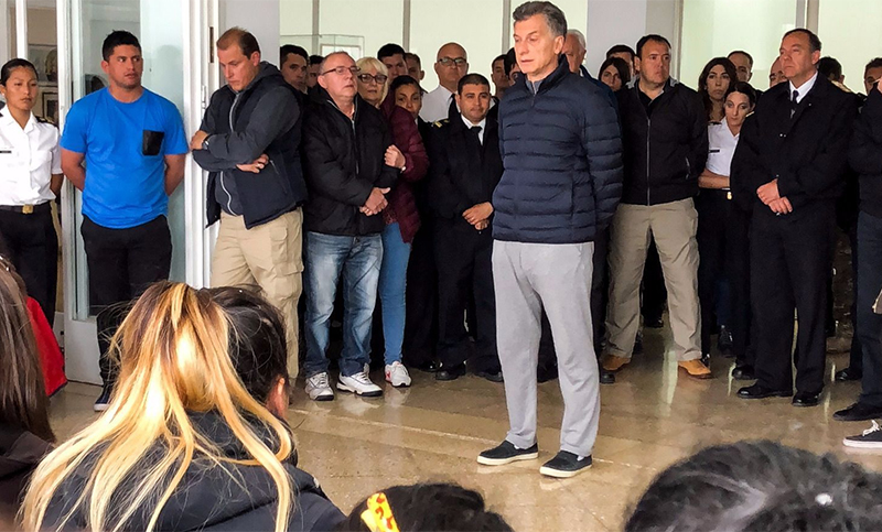 El presidente Macri recibirá a los familiares de tripulantes del ARA San Juan