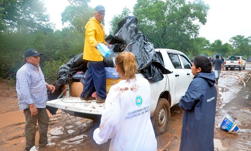 Miles de salteños afectados por el desborde del río Pilcomayo