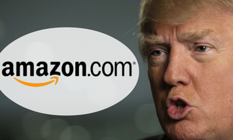 Trump se preocupó por la baja tasa de impuestos que paga Amazon