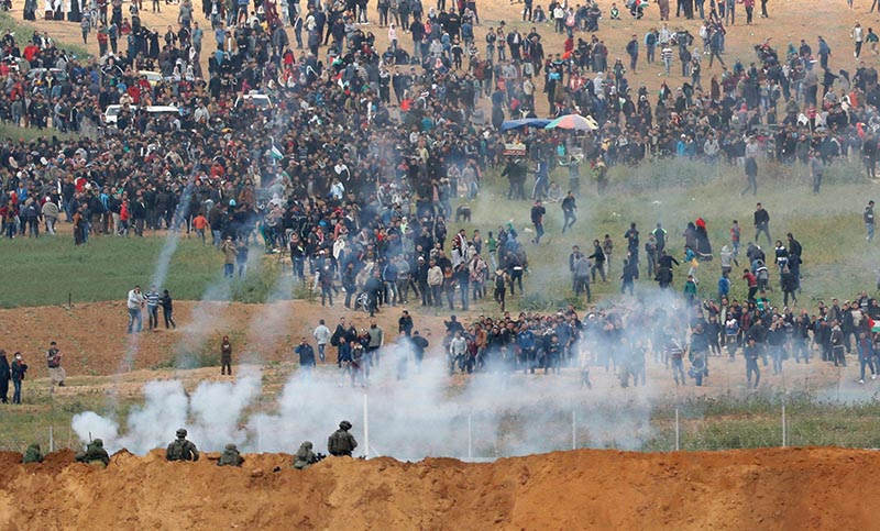 Al menos quince palestinos muertos en Gaza en enfrentamientos con tropas israelíes