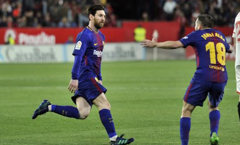 Lionel Messi salvó de una derrota al Barcelona