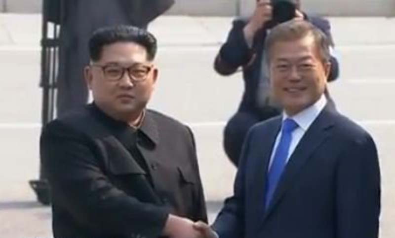 Los líderes de Corea del Norte y Corea del Sur tuvieron un encuentro histórico